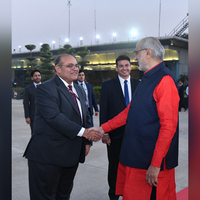 Vice President CP Radhakrishnan leaves for Seychelles to attend swearing-in ceremony of President-elect Patrick Herminie