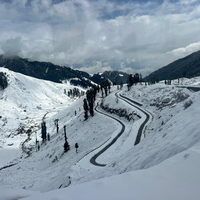 JK: Fresh snowfall transforms Sarthal into winter wonderland in Bani, Kathua