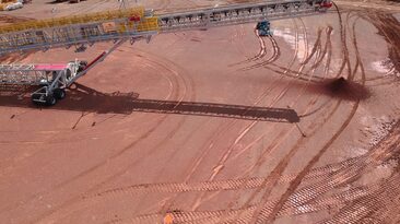 First ore from Sanjiv Ridge.