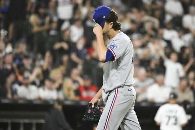 After a brutal start, Rangers' Jacob deGrom takes aim at A's