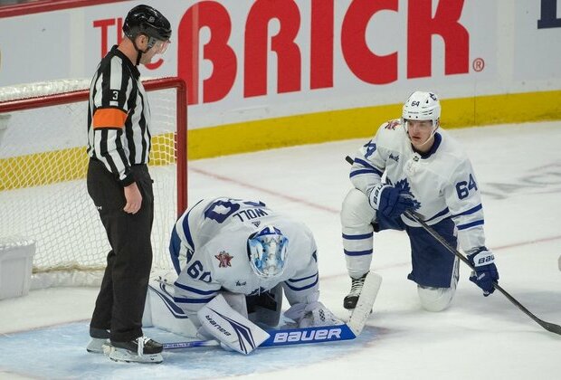 Maple Leafs G Joseph Woll to sit out 'some time' with injury