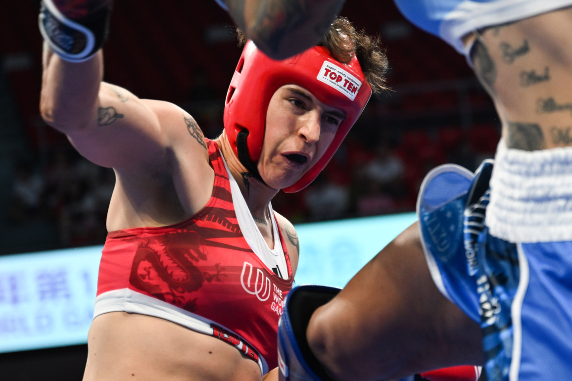 (SP)CHINA-CHENGDU-THE WORLD GAMES 2025-KICKBOXING-WOMEN'S K1 -70KG-BRONZE MEDAL BOUT (CN)