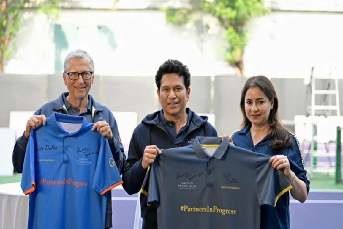 Sachin Tendulkar Foundation joins hands with Gates Foundation for child health and philanthropy