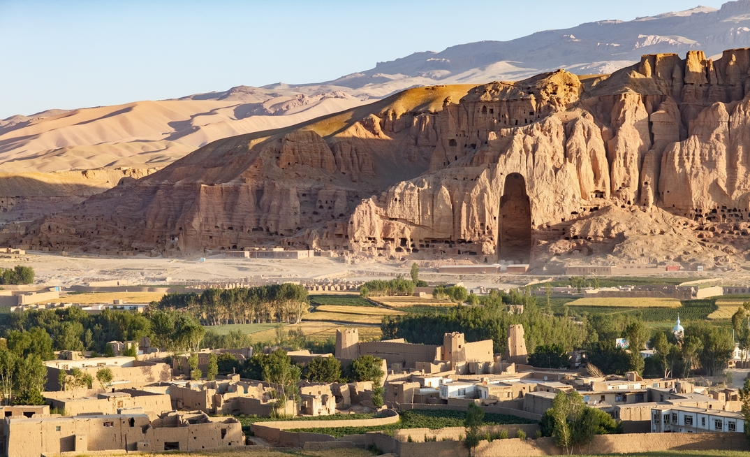 Bamiyan is home to a large UNESCO world heritage site.