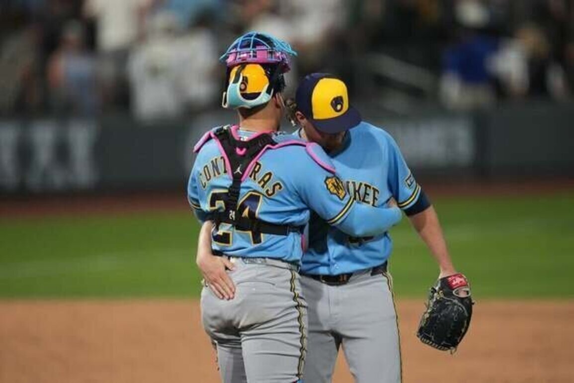Brewers outlast A's 15-14 in wild 12-inning affair in Las Vegas