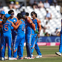 Smriti's historic ton, Charani's fiery debut spell guides India to 97-run win over England in 1st T20I
