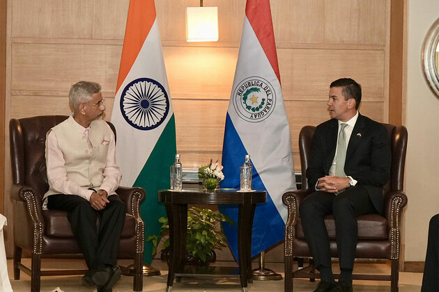 EAM Jaishankar calls on Paraguay President Santiago Pena Palacios