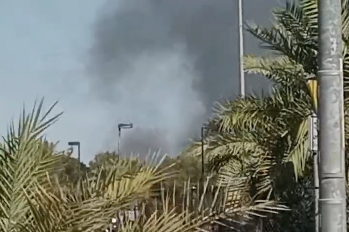 KUWAIT-HAWALLI GOVERNORATE-U.S. EMBASSY-SMOKE