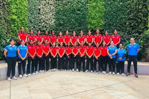 Indian Junior Women's Hockey team leaves for Four Nations Tournament in Argentina