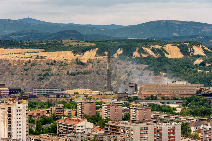 The Zijin Bor copper mine in Serbia.