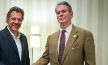 Fernando Haddad e secretário do Tesouro dos EUA, Scott Bessent