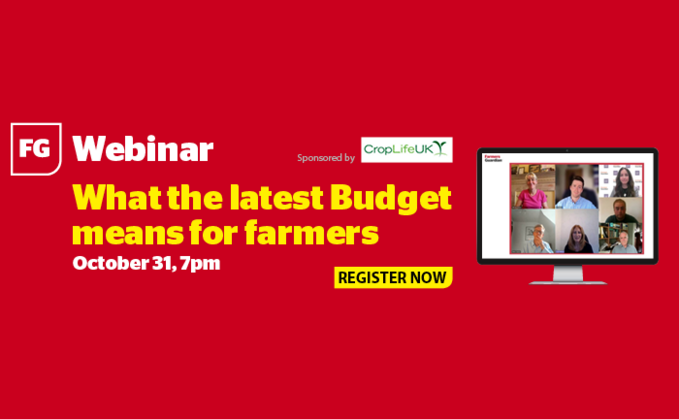 Join our free webinar: What the latest Budget means for farmers