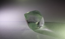 The record 24.98ct diamond recovered from BlueRock's Kareevlei mine in South Africa