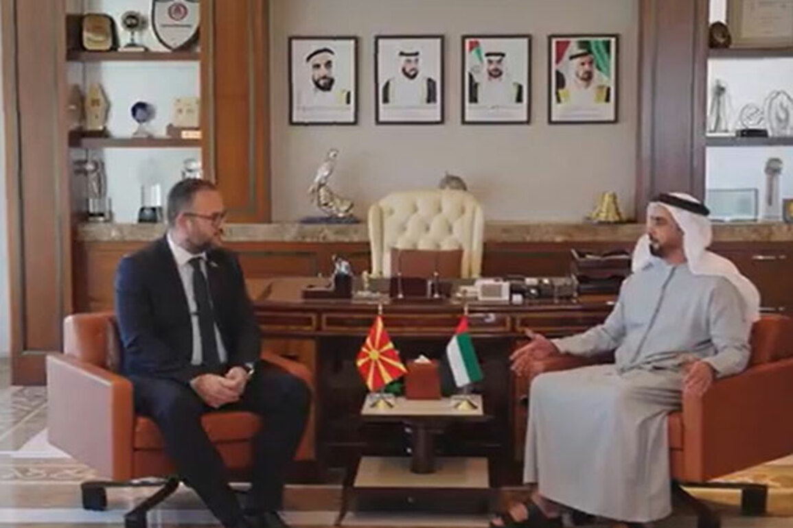UAE's Deputy PM Saif bin Zayed meets Macedonian Interior Minister