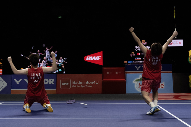 (SP)INDONESIA-JAKARTA-BADMINTON-INDONESIA OPEN-WOMEN'S DOUBLES-SEMIFINAL