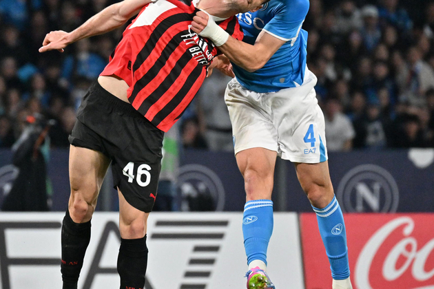 (SP)ITALY-NAPLES-FOOTBALL-SERIE A-AC MILAN VS NAPOLI