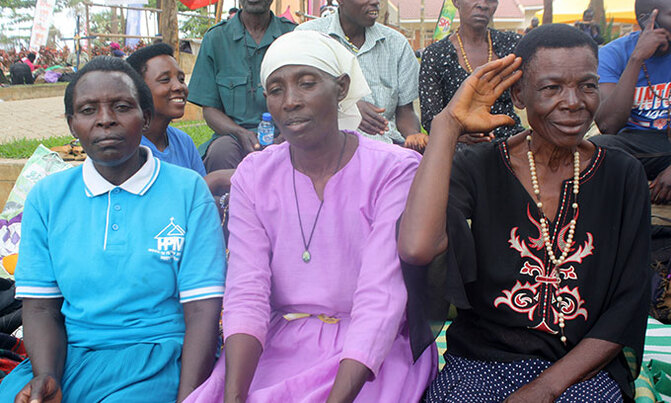 Kibatenga, 63, treks over 444 km to Namugongo Kibatenga, 63, treks over 444 km to Namugongo