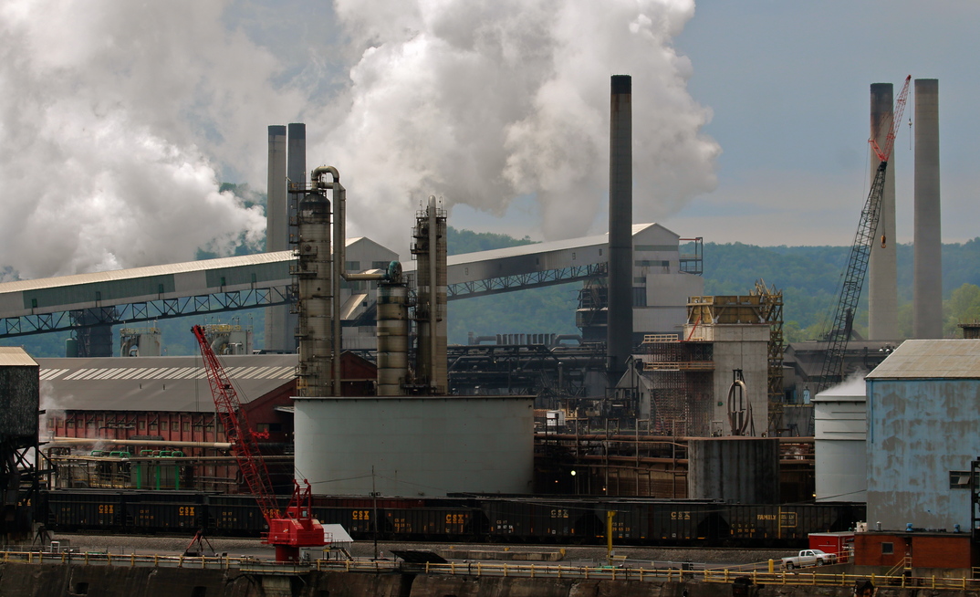 The US Steel Clairton Works plant in Pennsylvania, US