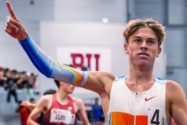 New Zealand teenager blitzes field to win mile in 3:48.88 minutes