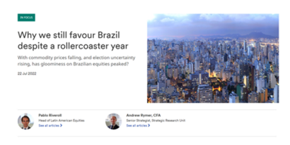 The outlook for Brazilian equities in a turbulent year