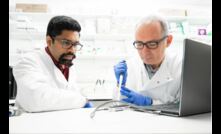  Dr Rahul Rane (left) and Dr Tom Walsh will sequence hundreds of genomes for the Australian Pest Genome Project. Picture courtesy CSIRO.