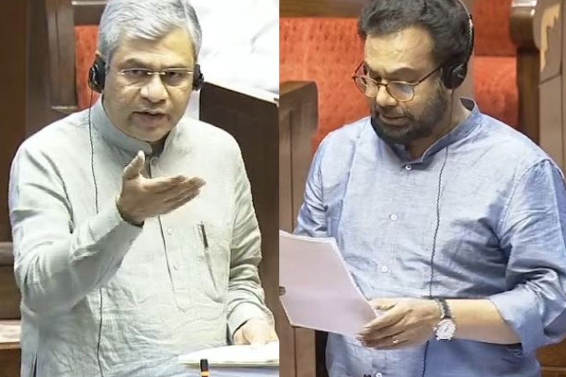 "Good at marketing", "Congress Communist Party": Ashwini Vaishnaw, John Brittas exchange jibes in Rajya Sabha