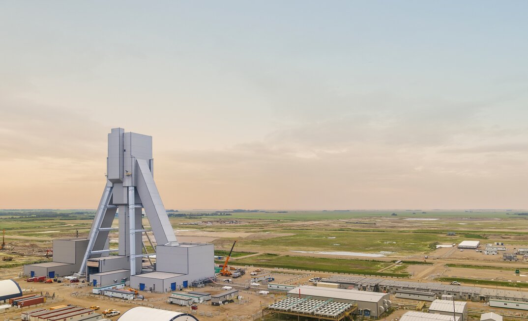 BHP's Jansen potash project in Saskatchewan, Canada. Credit: BHP