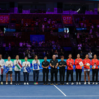 (SP)CHINA-SHENZHEN-TENNIS-BILLIE JEAN KING CUP-CHINA VS ITALY (CN)