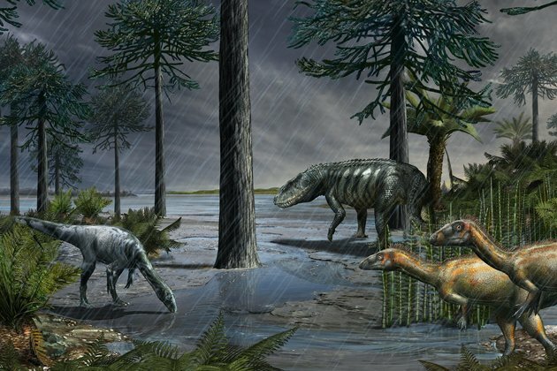 Newly discovered mass extinction event triggered the dawn of the dinosaurs