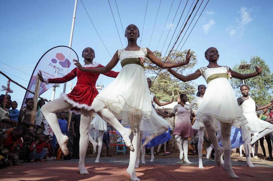 In Pics: Christmas ballet performance in Nairobi's Kibera slum