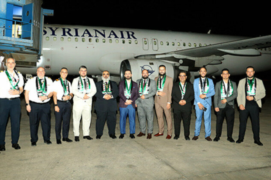 First Syrian Airlines flight takes off to Mitiga Airport in Libya