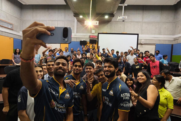 Gujarat Titans stars visit IIM Ahmedabad ahead of IPL 2026