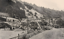 Mining at Reefton in the early 1900s. Supplied.