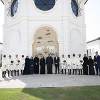 Khaled bin Mohamed bin Zayed visits Abu Dhabi Royal Equestrian Arts on Jubail Island