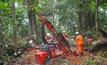 Drilling for gold in the Congo
