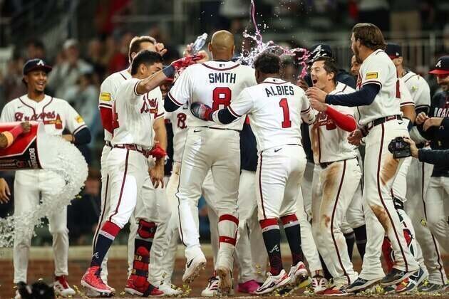 New season, different start for Braves seeking sweep of Royals