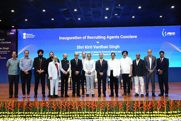 MoS Kirti Vardhan Singh launches WhatsApp channel on safe migration at conclave with MEA Recruiting Agents Associations