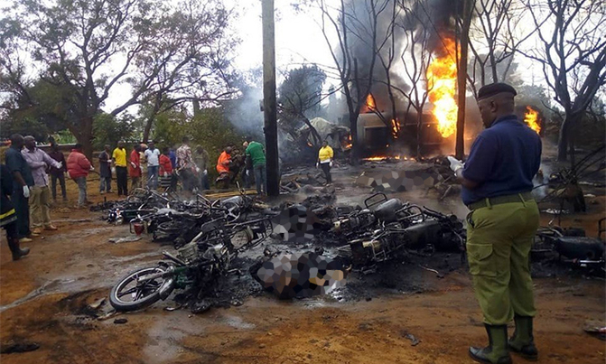 Tanker explodes killing 57 in Tanzania Tanker explodes killing 57 in Tanzania
