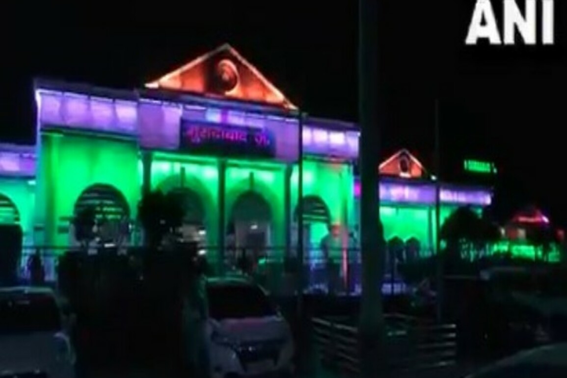 Moradabad railway division illuminated in tricolour to honour Armed Forces for Operation Sindoor