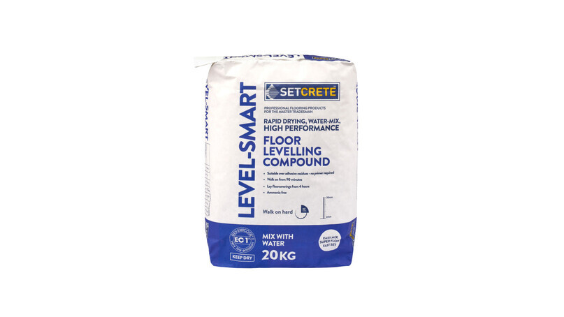 Setcrete launches revolutionary water-mix levelling compound