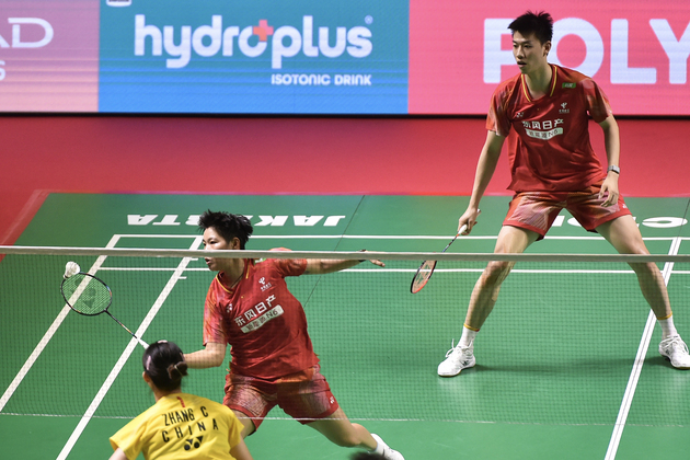 (SP)INDONESIA-JAKARTA-BADMINTON-INDONESIA OPEN-MIXED DOUBLES-QUARTERFINAL