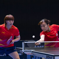 (SP)BRITAIN-LONDON-TABLE TENNIS-WTT-STAR CONTENDER-WOMEN'S DOUBLES-QUARTERFINALS