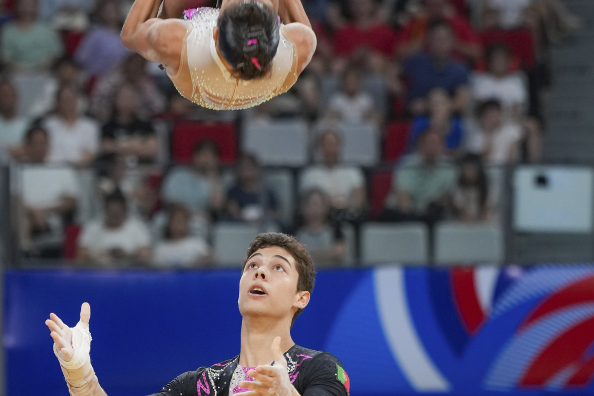 (SP)CHINA-CHENGDU-THE WORLD GAMES 2025-ACROBATIC GYMNASTICS-MIXED PAIRS-FINAL (CN)