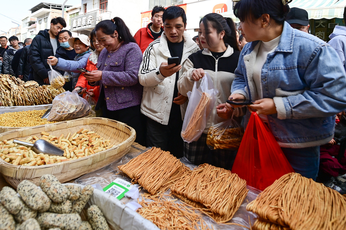 CHINA-SHAANXI-LANTIAN COUNTY-JIAODAI TOWN-LOCAL MARKET (CN)
