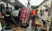 Drilling at the Camelot property