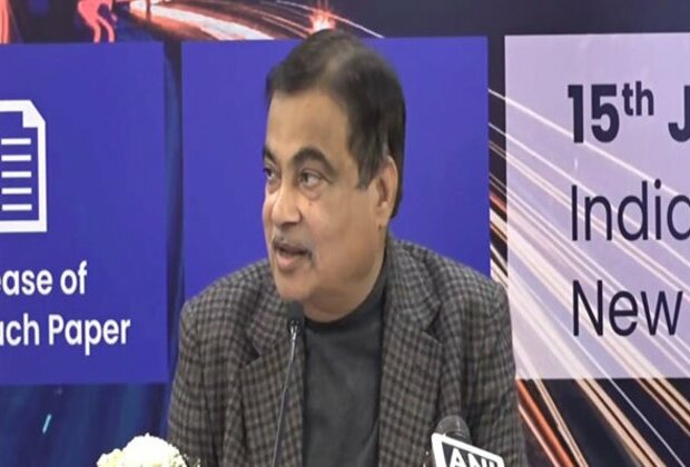 Nitin Gadkari attends conference on Barries Less Tolling