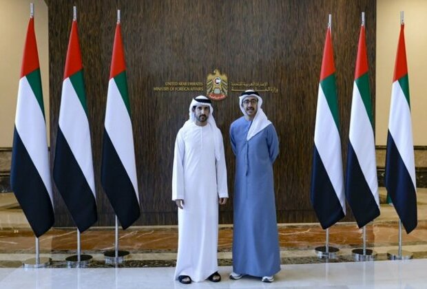 Dubai Crown Prince Hamdan bin Mohammed meets with Abdullah bin Zayed in Abu Dhabi