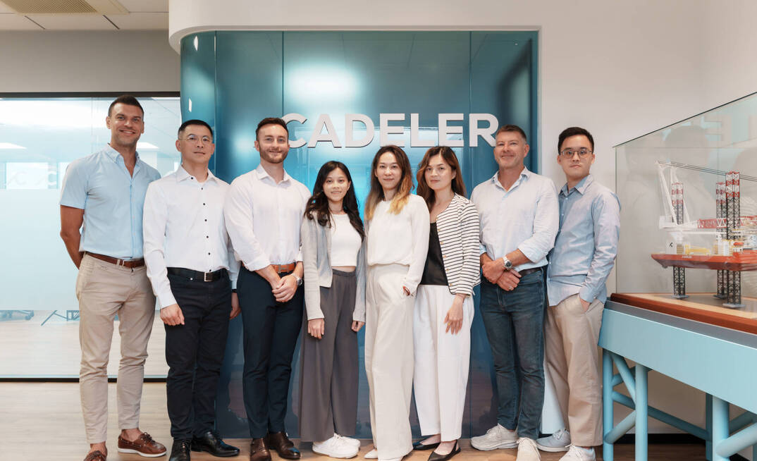 Cadeler’s Asia-Pacific team in the company’s new Taipei office premises