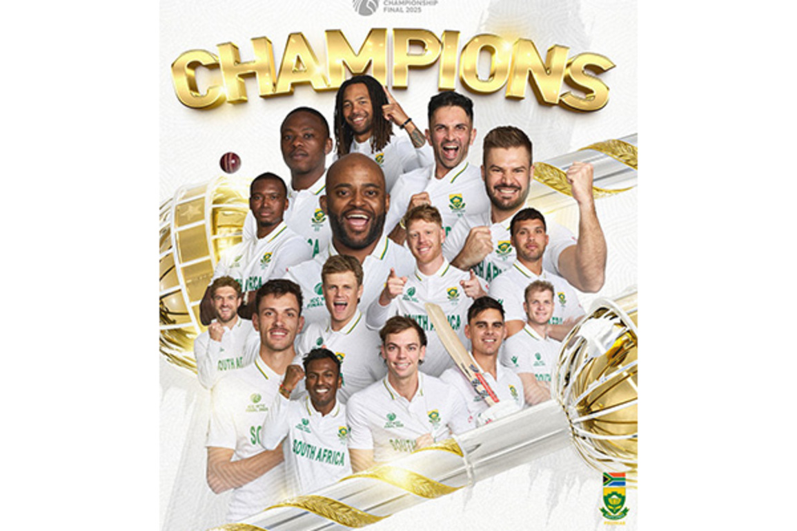 South African President Cyril Ramaphosa congratulates Proteas for clinching their maiden WTC title