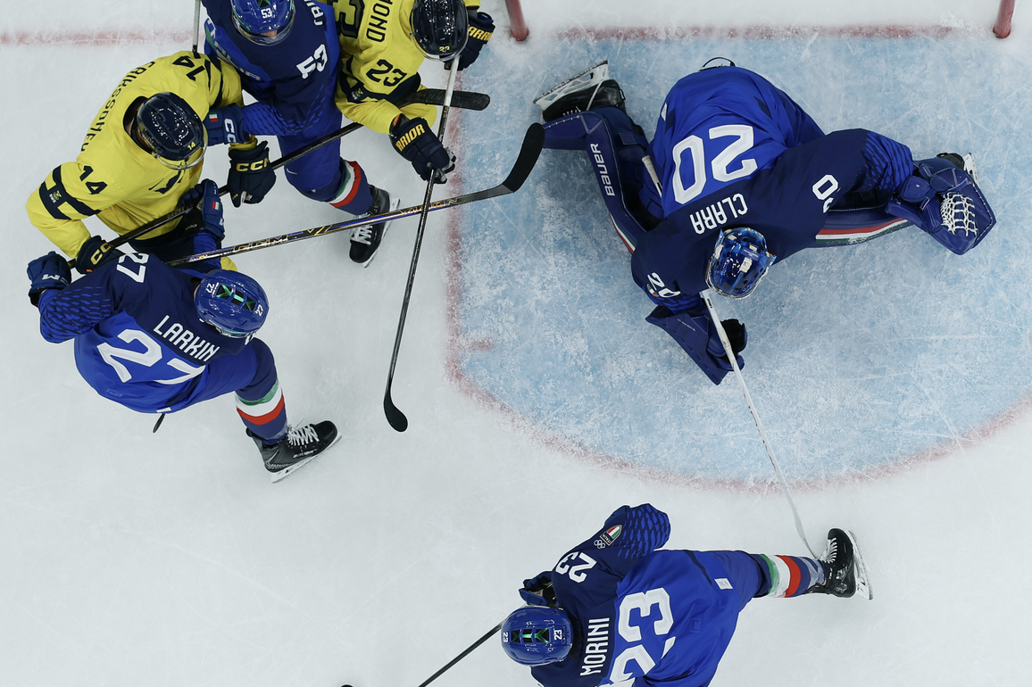 (MICO2026)ITALY-MILAN-OLYMPIC WINTER GAMES-ICE HOCKEY-MEN-PRELIMINARY-ITA VS SWE